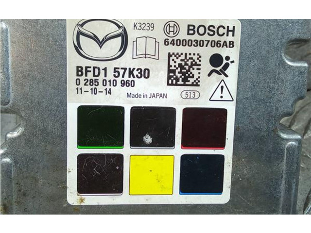 Блок подушек безопасности BFD157K30, 0285010960 Mazda 3 II