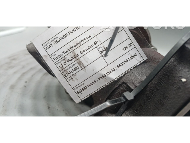 Турбина Fiat Grande Punto 54359710005, 54351014808