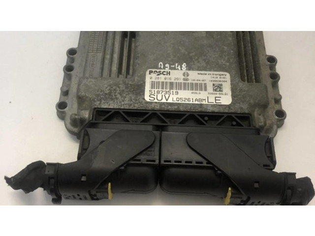 Блок управления двигателя 51873519, 0281016291   Suzuki SX4