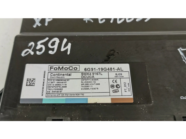 Блок управления 6G9119G481AL Jaguar XF