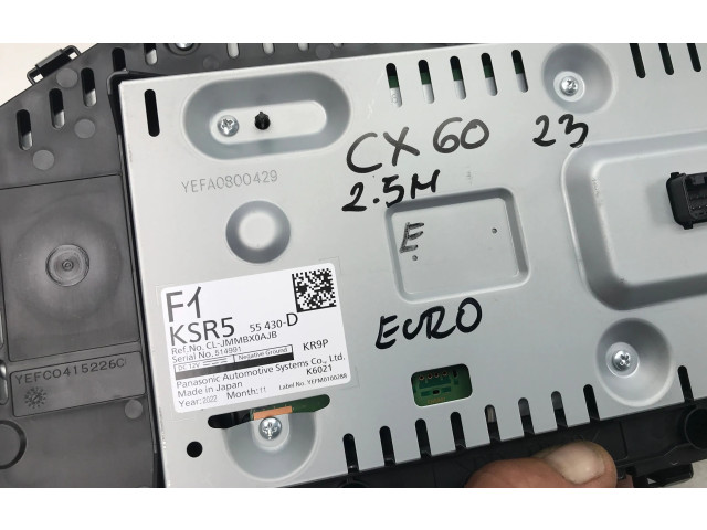 Přístrojová deska Mazda CX-60 2023 KSR555430D, CLJMMBX0AJB