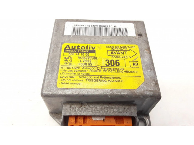 Блок подушек безопасности 9636995580, 550741000   Peugeot 306