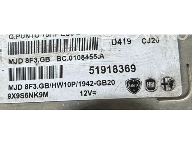 Řídící jednotka 199A9000 Fiat Punto Evo 2012