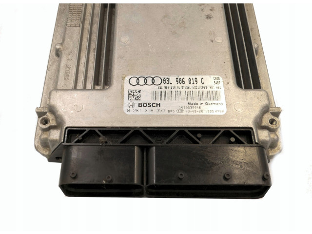 Řídící jednotka 03L906019C, 0281016353 Audi A4 Allroad 2007