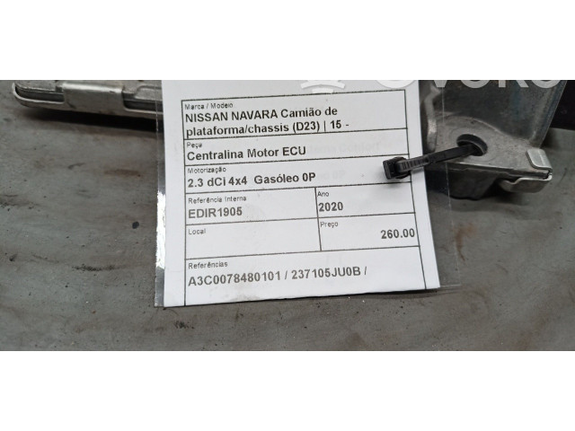 Řídící jednotka A3C0078480101, 237105JU0B Nissan Navara D23 2020