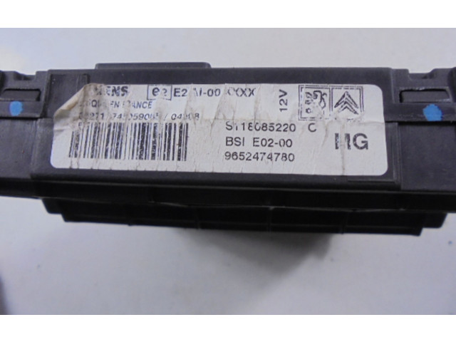 Pojistková skříňka 9652474780, 9652474780 Peugeot 206 CC 2003