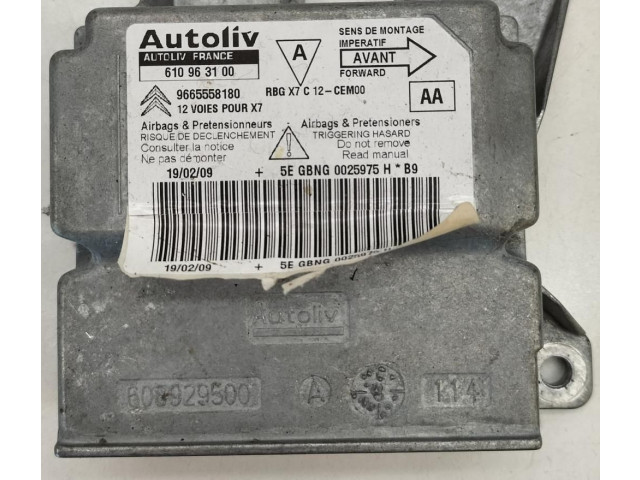 Блок подушек безопасности 00006546X2 Citroen C5