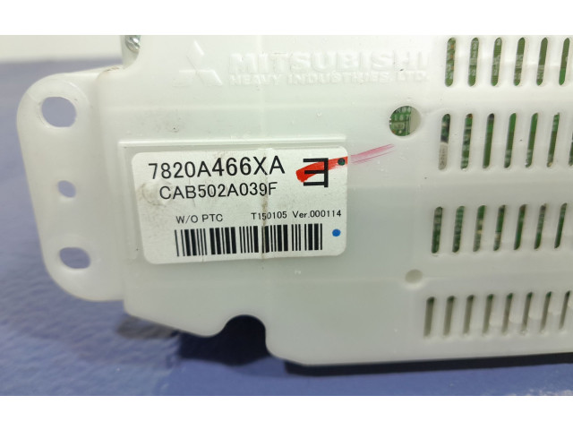Блок управления климат-контролем 7820A466XA, 7820A466XA Mitsubishi Outlander