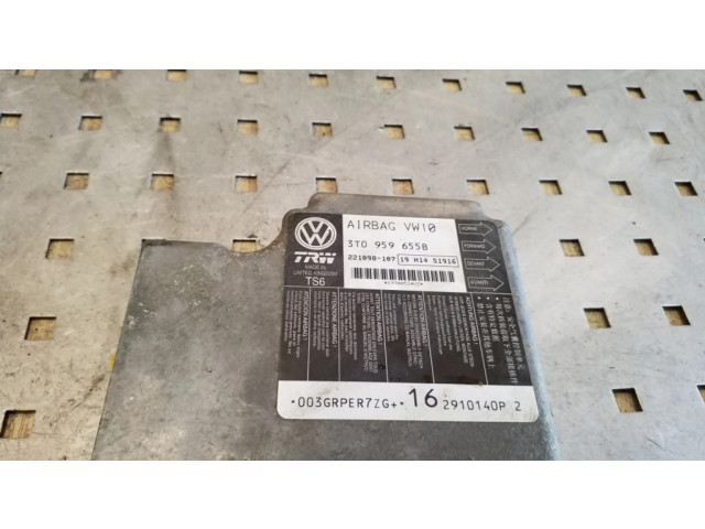 Блок подушек безопасности 3T0959655B Skoda Superb B6 (3T)