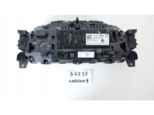 Панель приборов LICZNIK VIRTUAL ZEGARY LCD SKODA SUPERB III 3V 3V0920790G   Skoda Superb B8 (3V)       