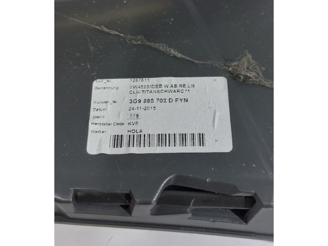 Подушка безопасности в сиденье 3G0880442D, 3G0880442D   Volkswagen PASSAT B8 USA