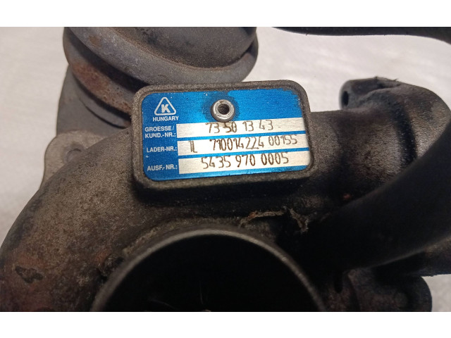  Турбина Citroen Nemo  73501343, 54359700005   для двигателя FHZ      