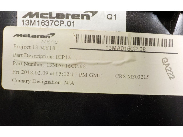 Přístrojová deska McLaren 570S 2018 13MA012CP03