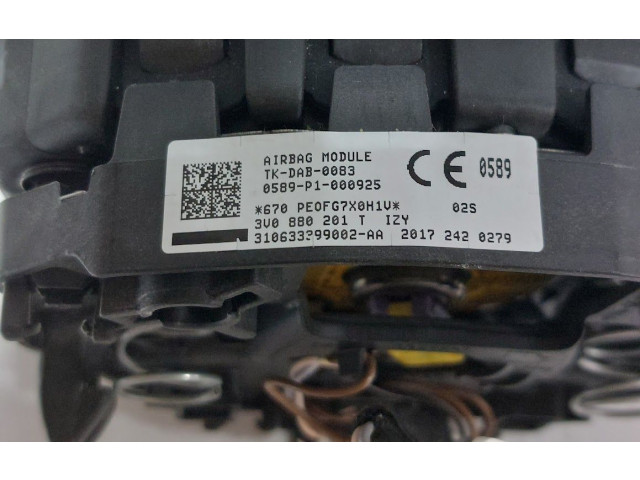 Подушка безопасности водителя 3V0880201T, 3V0880201T Skoda Superb B8 (3V)