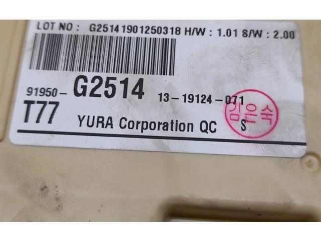 Pojistková skříňka 91950G2514, 91950G2514 Hyundai i30 2019