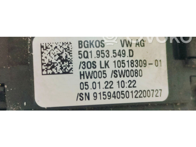 Подрулевой шлейф SRS 5Q1953549D Skoda Octavia Mk4