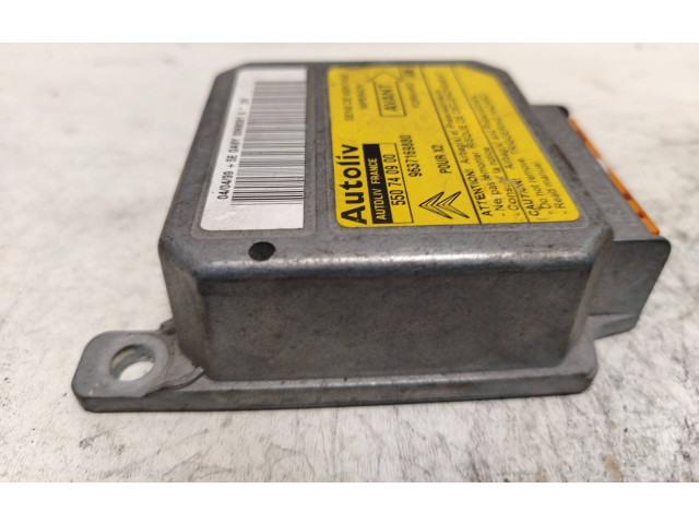 Блок подушек безопасности 550740900, 9637169880 Citroen Xantia
