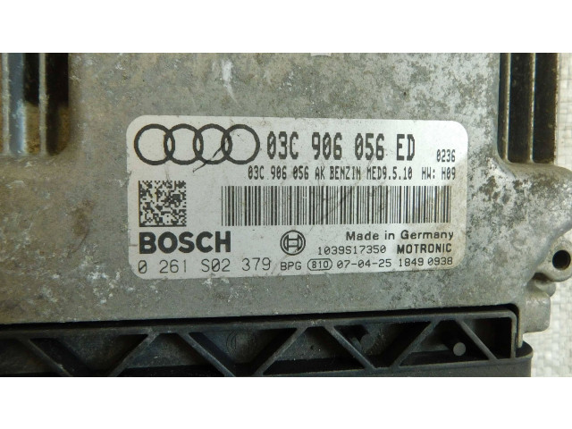 Комплект блоков управления 03C906056ED, 0261S02379 Audi A3 S3 A3 Sportback 8P