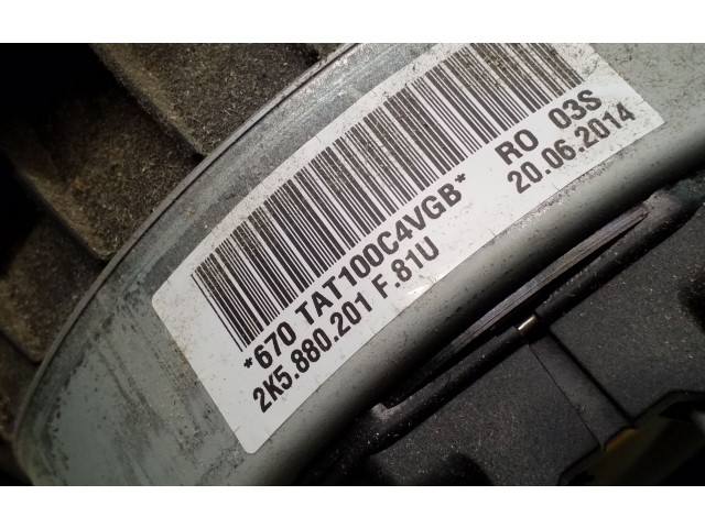 Подушка безопасности водителя 2K5880201F Volkswagen Caddy