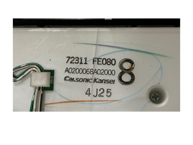 Блок управления климат-контролем 72311FE080, 4J25   Subaru Impreza II