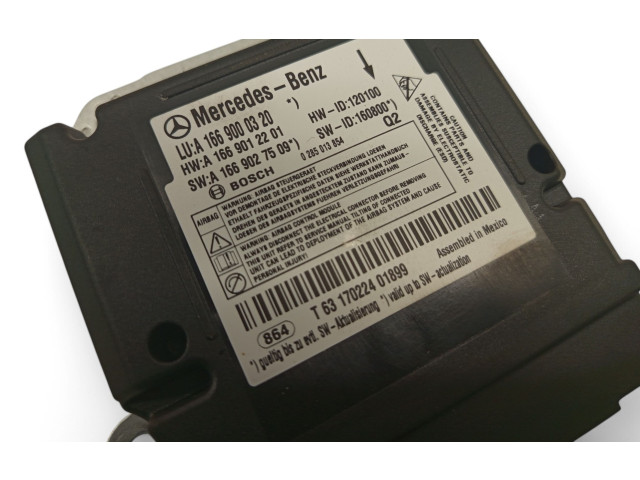 Блок подушек безопасности A1669000320   Mercedes-Benz GL X166