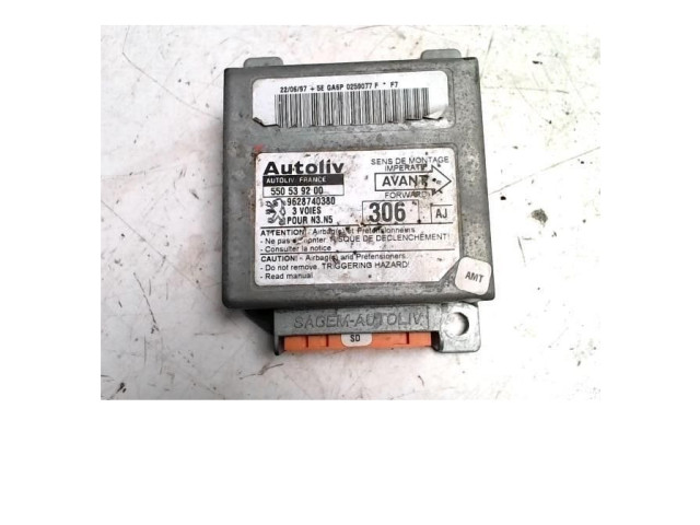 Блок подушек безопасности 6547LV, 6547LV   Peugeot 306