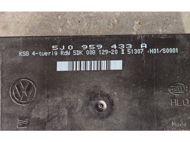 Блок комфорта 5J0959433A, 5DK00812920 Skoda Fabia Mk2 (5J)