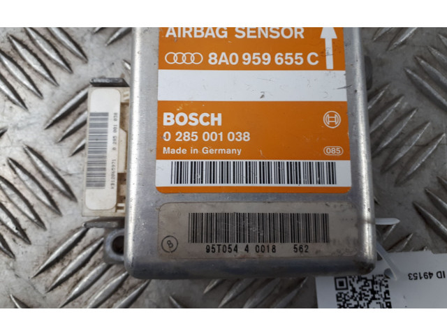 Блок управления надувных подушек 8A0959655C, 8A0959655C Audi A4 S4 B5 8D