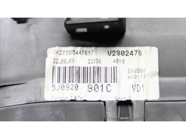 Панель приборов 5J0920901C Skoda Fabia Mk2 (5J)