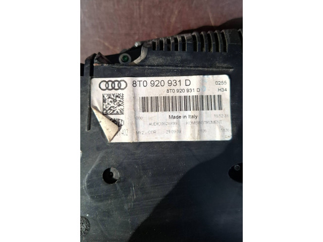 Přístrojová deska  Audi A5 Sportback 8TA 2010 8T0920931D  