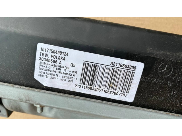 Подушка безопасности пассажира A2118603305, 30349566A   Mercedes-Benz E W211