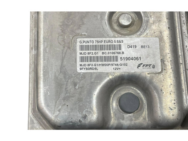 Řídící jednotka 51904061 Fiat Punto Evo 2011
