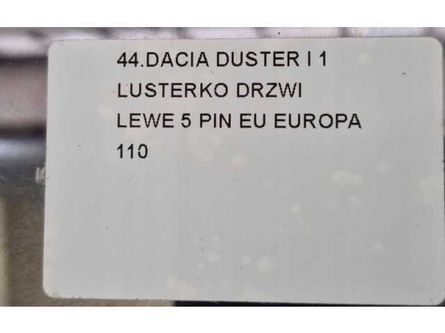 Зеркало электрическое        Dacia Duster  2010 - 2017 года   