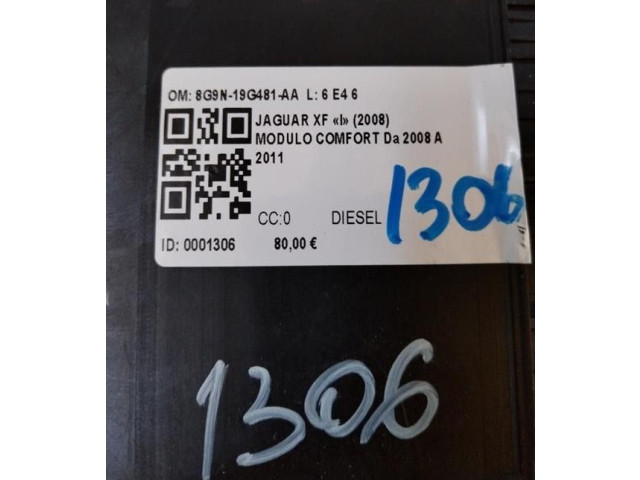 Блок комфорта 8G9N-19G481-AA, 8G9N-19G481-AA Jaguar XF X250