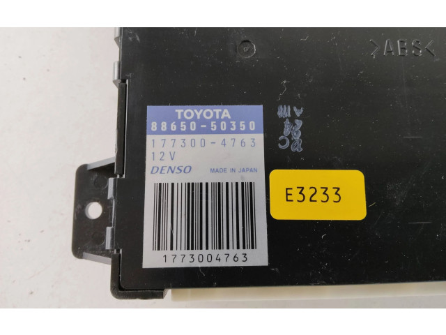 Блок управления климат-контролем 8865050350, 1773004763 Lexus LS 460 600H