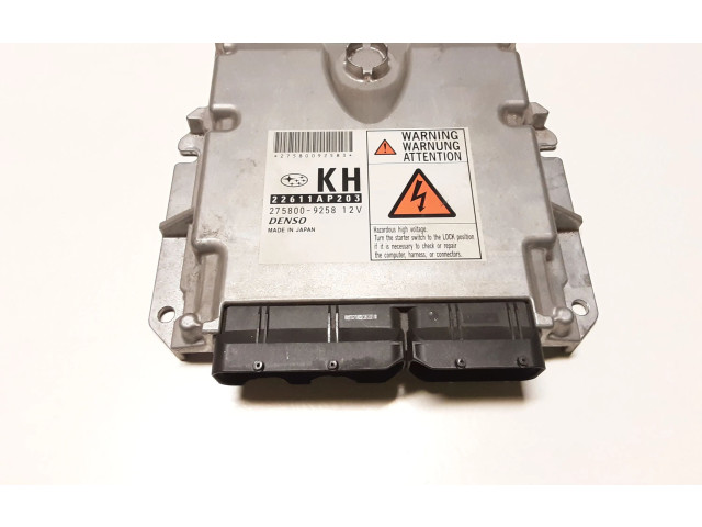 Блок управления двигателя 22611AP203KH, 2758009258 Subaru Forester SH
