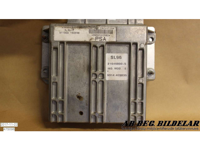 Řídící jednotka 9632520380 Citroen Berlingo 2000