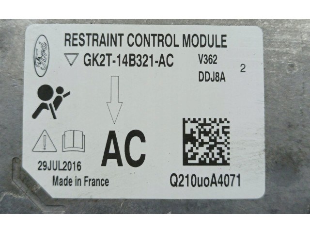 Блок подушек безопасности GK2T-14B321-AC Ford Transit Custom