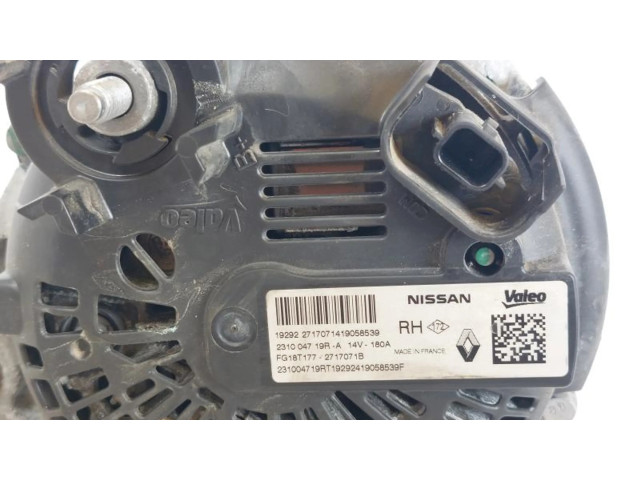 Генератор 231004719R   Nissan Qashqai 1.5     