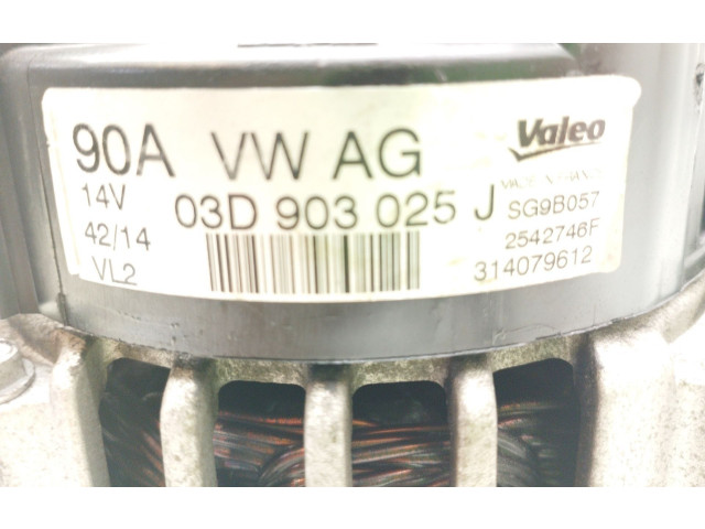 Генератор 03D903025J, SG9B057 Skoda Fabia Mk3 (NJ)