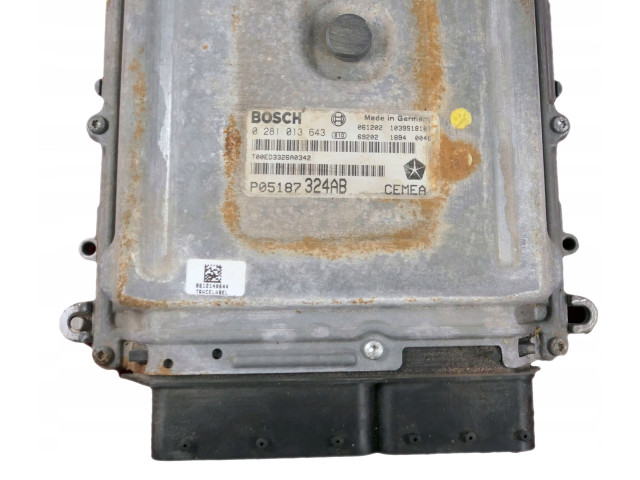 Блок управления двигателя P05187324AB, 0281013643 Jeep Grand Cherokee (WK)