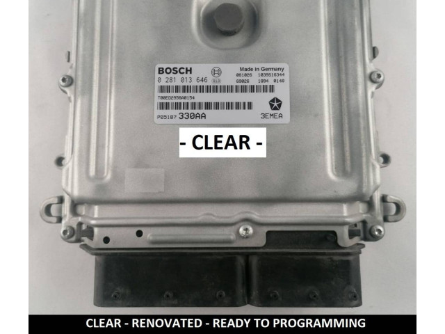 Блок управления двигателя 0281013646, P05187330AA Jeep Commander