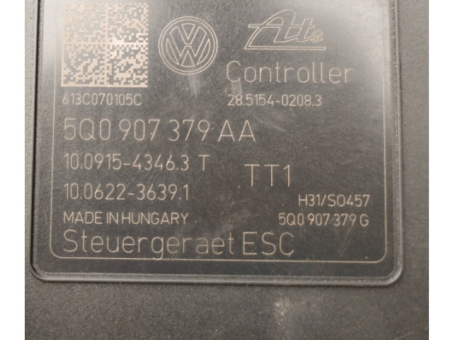 Блок АБС 5Q0907379AA, 28515402083 Audi A3 S3 8V 2013 - 2019 года