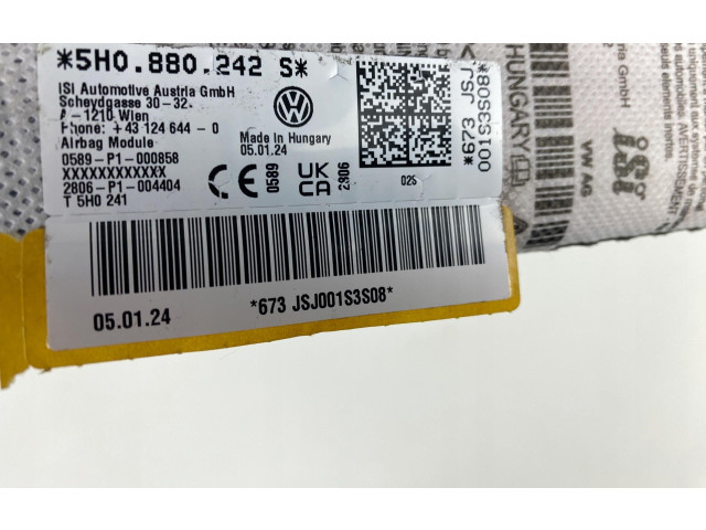 Подушка безопасности в сиденье 5H0880242S   Volkswagen Golf VIII
