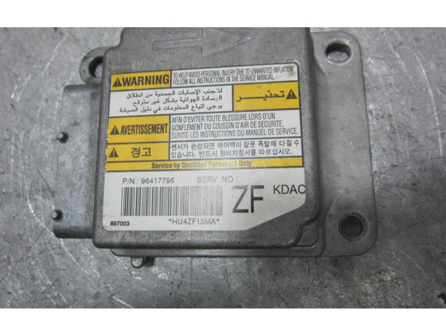 Блок подушек безопасности 96417796, CENTRALITAAIRBAG   Chevrolet Rezzo