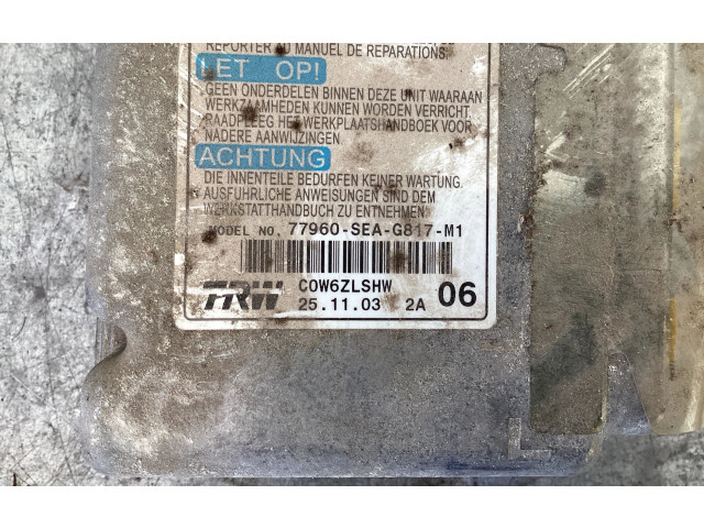 Блок подушек безопасности 77960SEAG811M1 Honda Accord