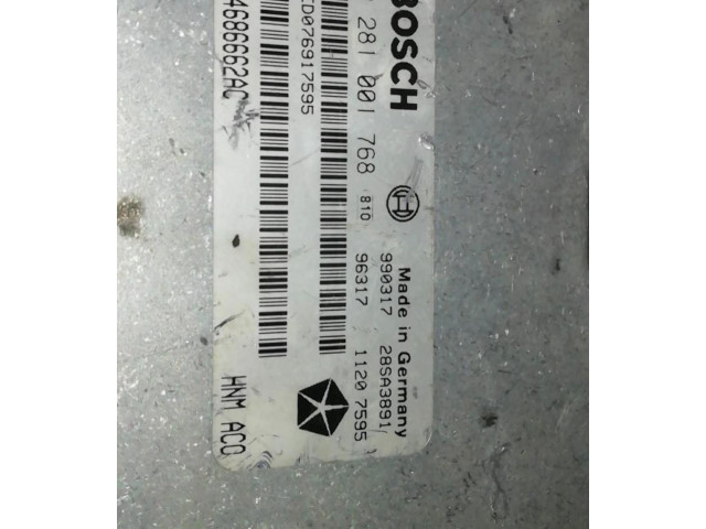 Řídící jednotka 0281001768 Chrysler Voyager