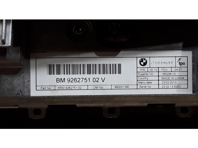 Дисплей 9262751 BMW 1 F20 F21