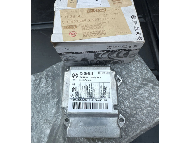 Блок подушек безопасности 5C0959655B, 5WK44286 Skoda Yeti (5L)