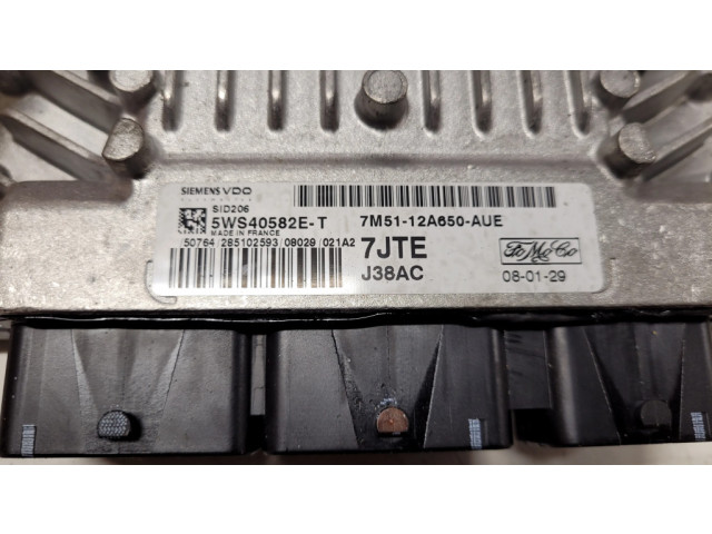 Řídící jednotka 5WS40582ET, 7M5112A650AUE Ford Focus C-MAX 2006